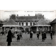 La Normandie - La C.P.A. - 46 - Louviers - Ecole Primaire Supérieure de Garçons.