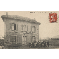 Maulette, près Houdan (S.-&-O.) - Mairie-Ecole.