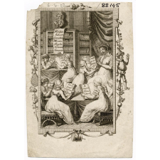 Lecture des fables. Frontispice 