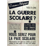 Comme en Belgique - Veut-on la guerre scolaire?