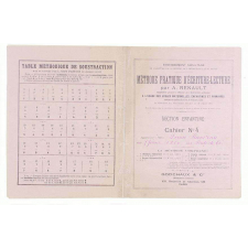 Cahier d'écriture avec modèles imprimés / Les Ponts de Cé.