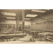 Ecole Primaire Supérieure et Professionnelle de Garçons de Rouen - 18 - L'Atelier du Bois - La Menuiserie.