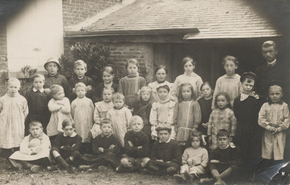 Photo de classe. 