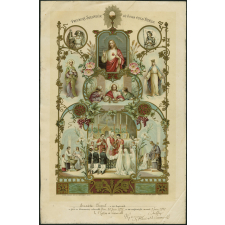 Attestation de communion solennelle et de confirmation. Précieux souvenir si vous êtes fidèle.