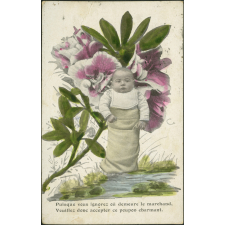 Bébés dans les fleurs.