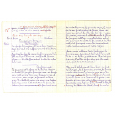 Cahier de rédactions.