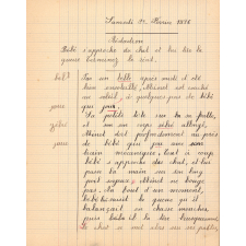 Cahier de rédaction.