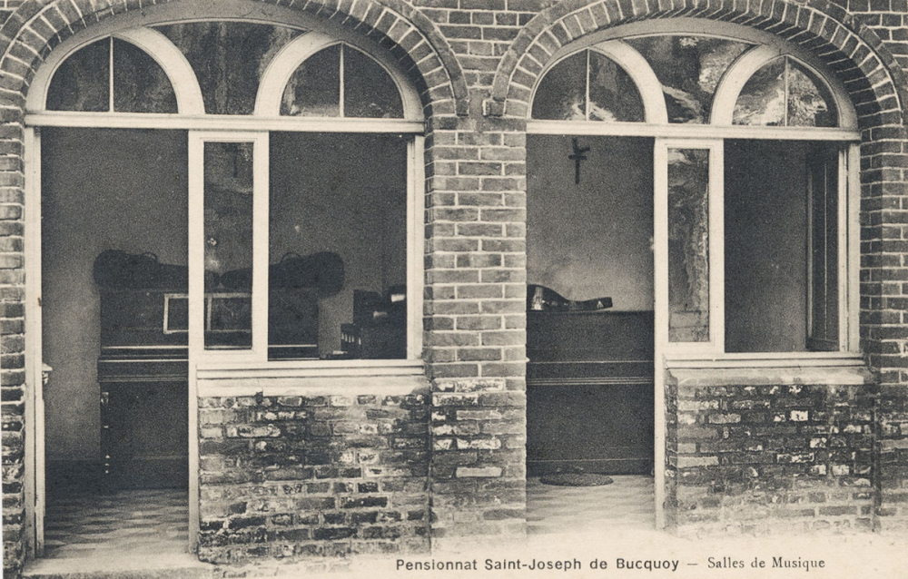 Pensionnat Saint-Joseph de Bucquoy - Salles de Musique.