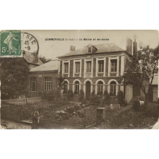 Gommerville (S.-Inf) - La Mairie et les Ecoles.