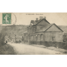 Le Hanouard - Ecole et Mairie.