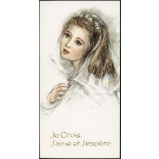Image religieuse. Je crois, j'aime et j'espère.