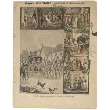 Marie-Louise quitte la France (25 avril 1814) - Pages d'histoire (Joséphine et Marie-louise) n°10.