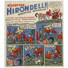 Buvard publicitaire. Biscottes Hirondelle. Le cactus. 