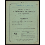 Cahier spécial de devoirs mensuels / Ecole Bichat à Bourg.