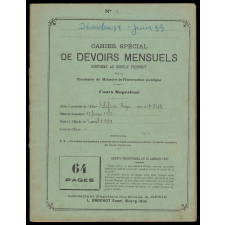Cahier spécial de devoirs mensuels / Ecole Bichat à Bourg.
