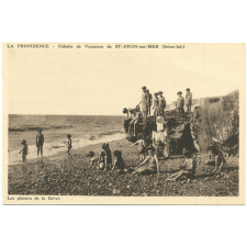 La Providence - Colonie de Vacances de St-Jouin-sur-Mer (Seine-Inf.) - Les plaisirs de la Grève.