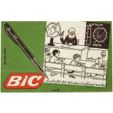 Buvard publicitaire. Bic. Leçon sur le Spoutnik. 