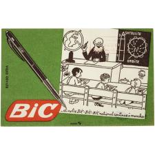 Buvard publicitaire. Bic. Leçon sur le Spoutnik. 