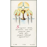 Image religieuse. Seigneur venez, demeurez avec moi, jusqu'au jour sans soir, jusqu'à l'éternel aujourd'hui.
