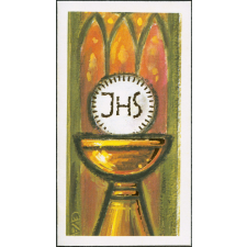 Image religieuse. Image de communion .