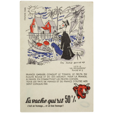 Buvard publicitaire. La vache qui rit. Francis Garnier. 