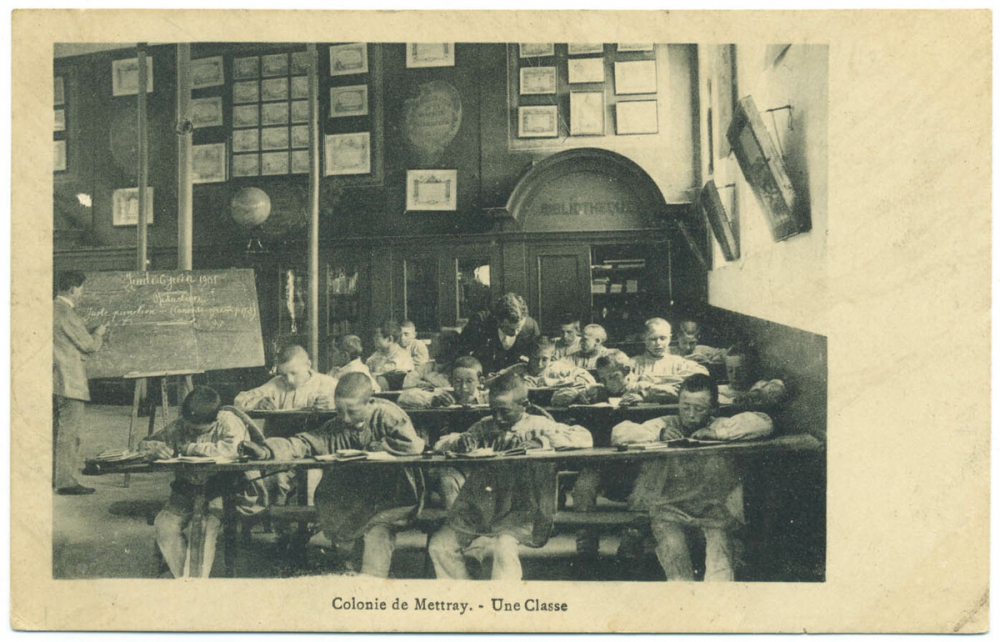 Colonie de Mettray - Une classe.