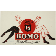 Buvard publicitaire. Bomo. Bas-Chaussettes.