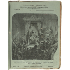 Philippe-Auguste reçoit les hommages des seigneurs et des volontaires des Communes après le triomphe de Bouvines - Histoire n°44.