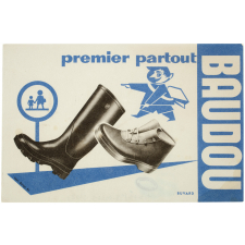 Buvard publicitaire. Baudou. Premier partout.
