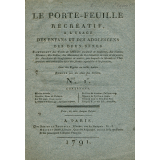 Le Porte-feuille récréatif, à l'usage des enfans et des adolescens des deux sexes. Contenant des Traits de l'histoire ancienne et moderne, des Contes moraux, des Fables, des Morceaux de Déclamation en vers et en prose, des Anecdotes de bienfaisance et autres, par lesquels la Morale et l'Instruction sont présentées sous des formes agréables à la jeunesse. N°1er.