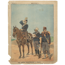 Dragon. Officier d'infanterie. Fantassin - Les Armées européennes-Italie.