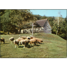 Image religieuse. La bergerie de Bartrès. 