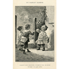 Les Proverbes en action. Scènes de la vie enfantine.