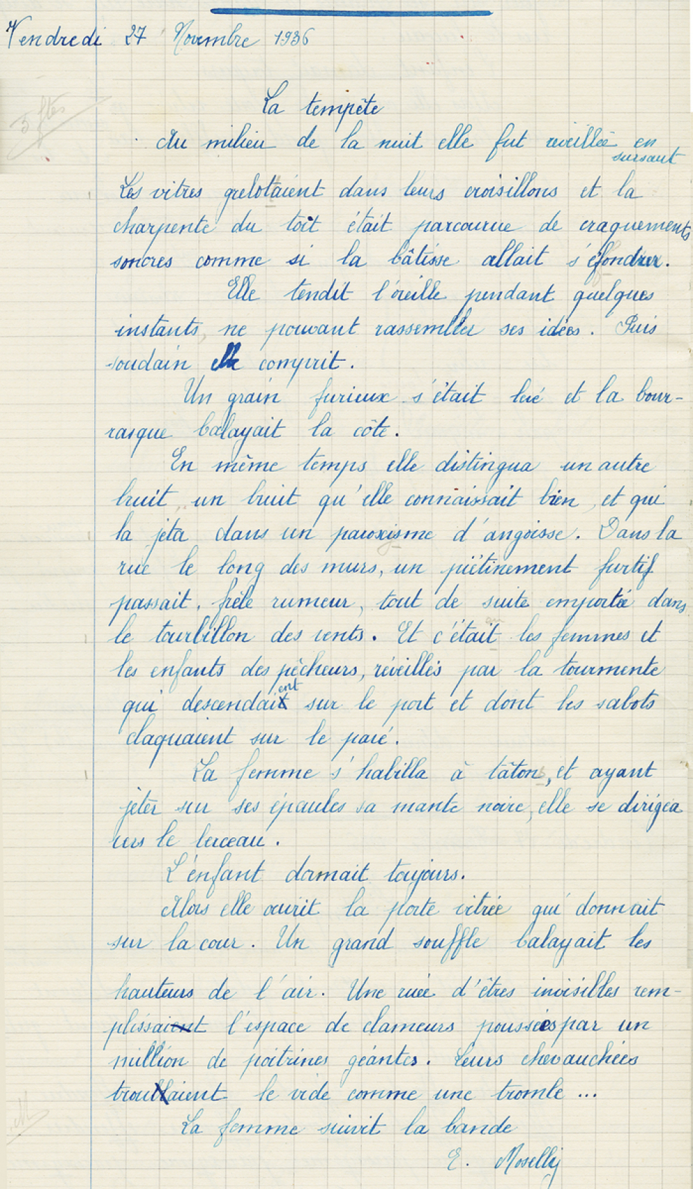 Cahier de Français : orthographe.