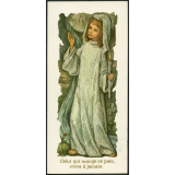 Image religieuse. Celui qui mange ce pain, vivra à jamais.