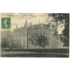 2 - Montcauvaire, près Clères (Seine-Inf.) - Collège de Normandie - Pavillon des Tilleuls (1910) - Façade Nord - M.A. Duveau, architecte.