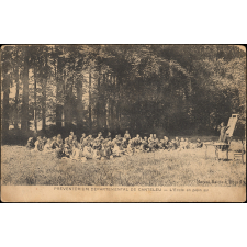 Préventorium départemental de Canteleu - L'école en plein air.