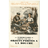 La Tuberculose se propage par les objets portés à la bouche.