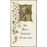 Image religieuse. Que Marie Immaculée soit avec vous.