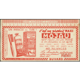 Buvard publicitaire. Mojau. Un miracle en tube!.