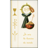 Image religieuse. Je suis la lumière du monde.