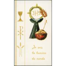 Image religieuse. Je suis la lumière du monde.