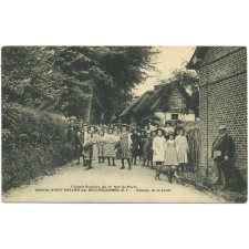 Colonie scolaire du 17e Arrt de Paris - Orival-Saint-Hellier par Bellencombre (S.-I.) - Chemin de la Forêt.