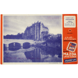 Buvard publicitaire. Chateaudun. Pile Mazda. 