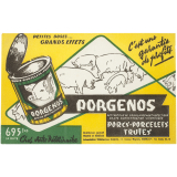 Buvard publicitaire. Porgenos. Activateur de croissance. Porcs, porcelets, truies.