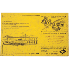 Buvard publicitaire. Cahiers Ronsard. Le Pont de Tancarville.