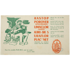 Buvard publicitaire. Rastop. Chaudronnier.