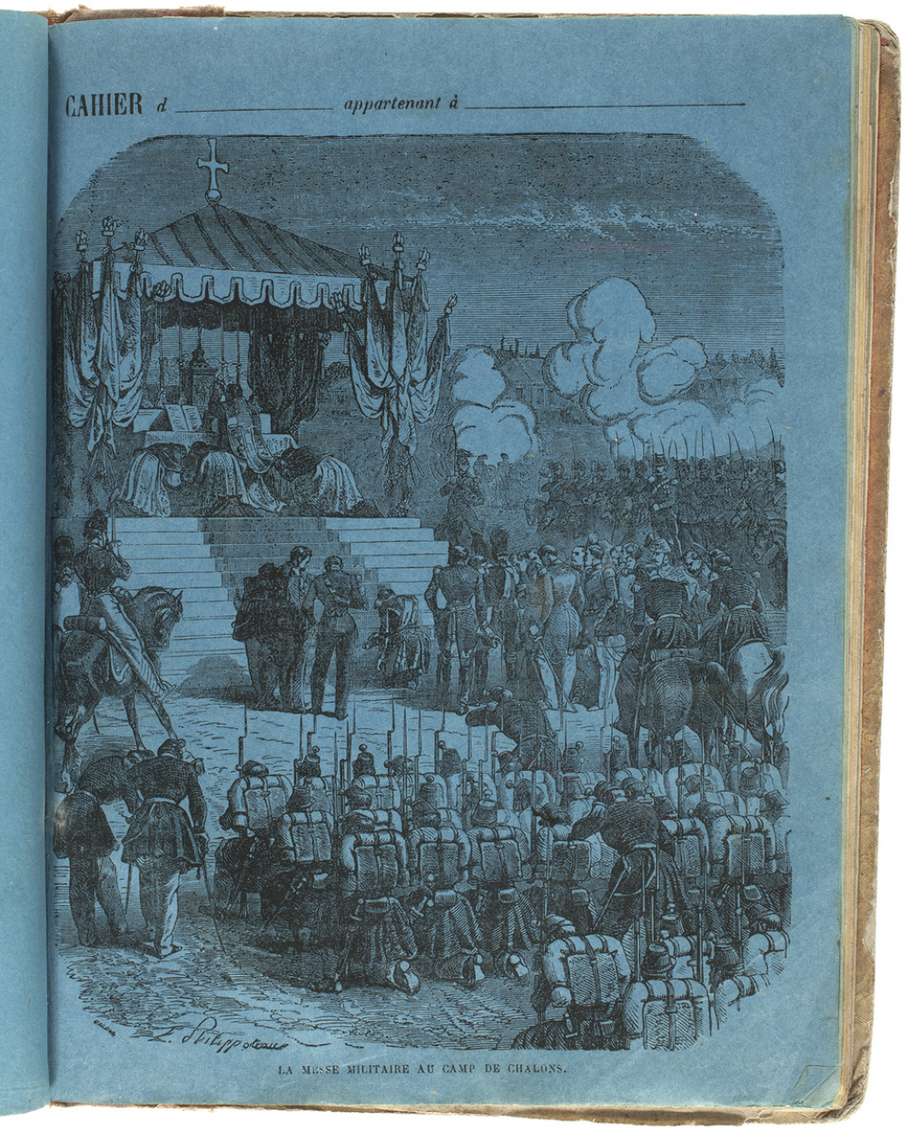 La Messe militaire au camp de Chalons.