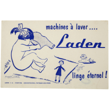Buvard publicitaire. Machines à laver… Laden.