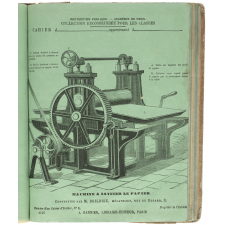 Machine à satiner le papier - Histoire d'un cahier d'écolier n°2.